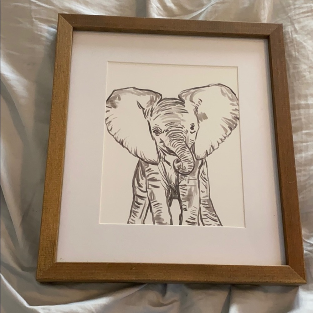 Cute elephant wall decor